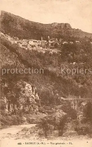 AK / Ansichtskarte Saorge Panorama Vallee de la Roya Saorge