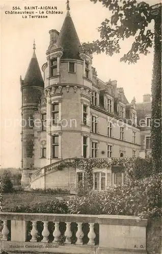 AK / Ansichtskarte Saint Aignan_Loir et Cher Chateauvieux Chateau Terrasse  Saint Aignan Loir et Cher