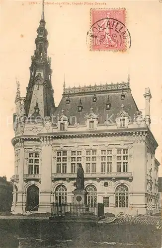 AK / Ansichtskarte Sens_Yonne Hotel de Ville Place Drapes  Sens_Yonne