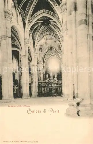 AK / Ansichtskarte Certosa_di_Pavia Chiesa Interno Certosa_Di_Pavia