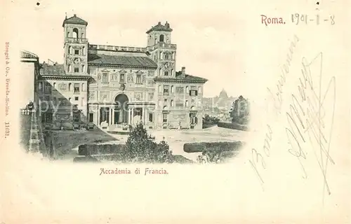 AK / Ansichtskarte Roma_Rom Accademia di Francia  Roma_Rom