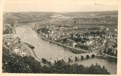 AK / Ansichtskarte Namur_sur_Meuse Pont de Jambes Pont de Luxembourg Namur_sur_Meuse
