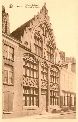 AK / Ansichtskarte Ypres_Ypern_West_Vlaanderen Maison Biebuyck  Ypres_Ypern