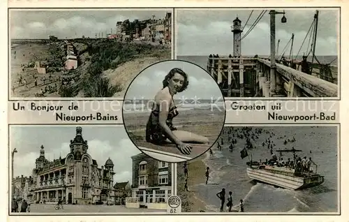 AK / Ansichtskarte Nieuport Bains  Nieuport Bains