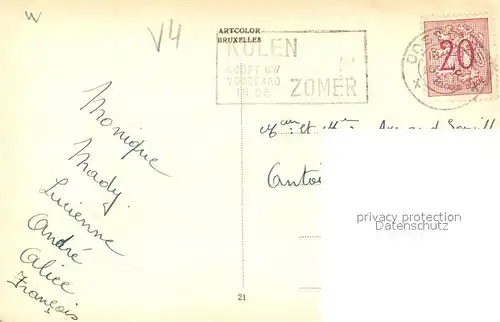 AK / Ansichtskarte Bredene Strand  Bredene