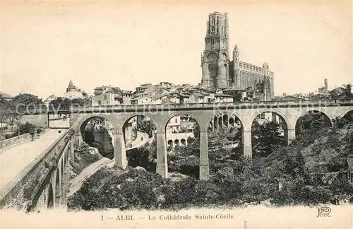 AK / Ansichtskarte Albi_Tarn Cathedrale Sainte Cecile Albi_Tarn