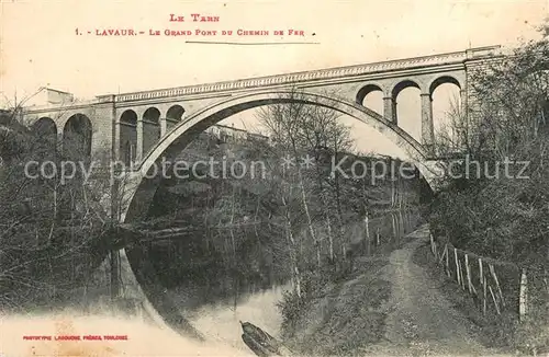 AK / Ansichtskarte Lavaur_Tarn Grand Pont du Chemin de Fer  Lavaur Tarn