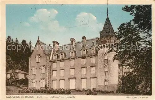 AK / Ansichtskarte Lacaune_les_Bains Chateau de Calmels  Lacaune_les_Bains