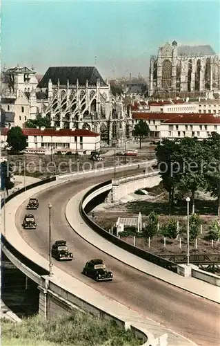 AK / Ansichtskarte Beauvais Pont Panoramique Eglise St Etienne Cathedrale St Pierre  Beauvais
