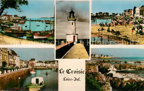 AK / Ansichtskarte Le_Croisic Strand Leuchtturm  Le_Croisic
