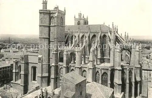 AK / Ansichtskarte Narbonne_Aude Cathedrale Saint Just Abside Cloitre  Narbonne Aude
