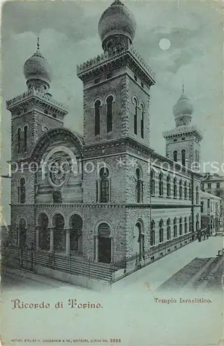 AK / Ansichtskarte Torino Tempio Israelitico Torino