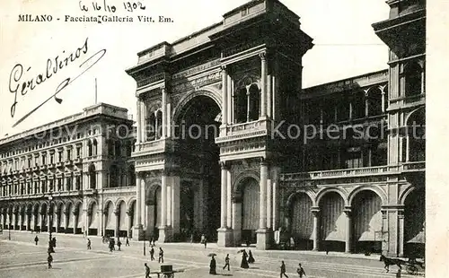 AK / Ansichtskarte Milano Galleria Vittorio Emanuele  Milano