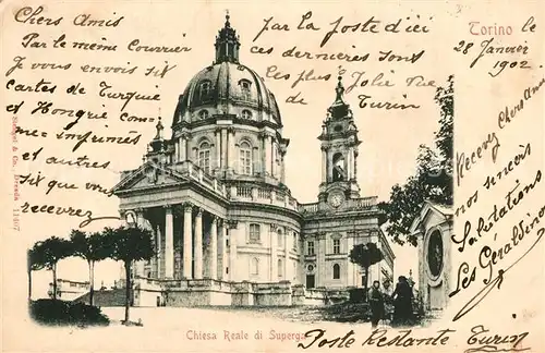 AK / Ansichtskarte Torino Chiesa Reale di Superga Torino