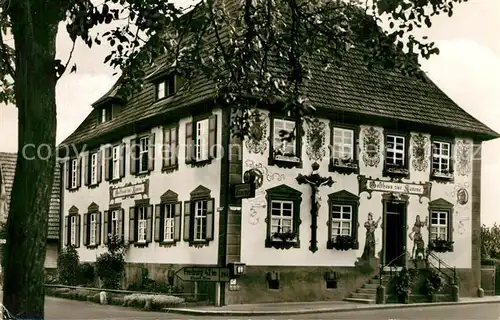 AK / Ansichtskarte Haslach_Kinzigtal Gasthaus zur Kanone Haslach_Kinzigtal