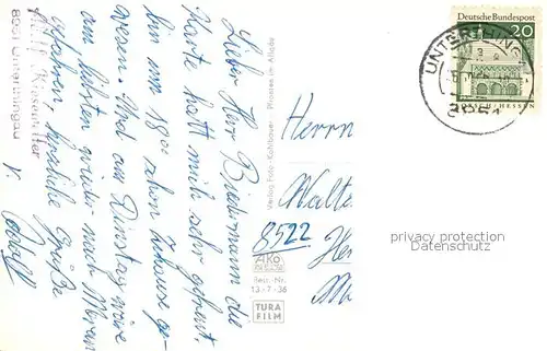 AK / Ansichtskarte Unterthingau Schloss Pfarrkirche  Unterthingau