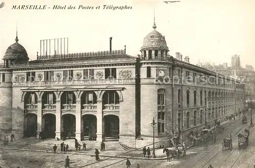 AK / Ansichtskarte Marseille_Bouches du Rhone Hotel des Postes et T?l?graphes Marseille