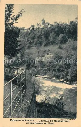 AK / Ansichtskarte Annecy_Haute Savoie Chateau de Montrottier Annecy Haute Savoie