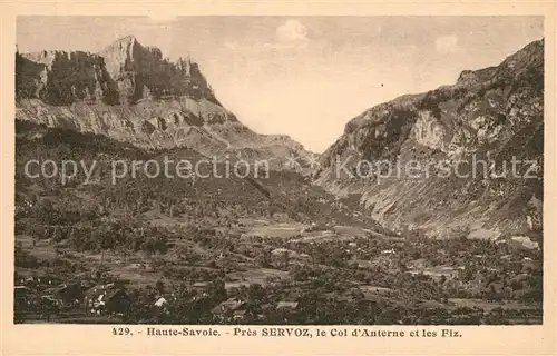 AK / Ansichtskarte Servoz Col d`Anterne et les Fiz Servoz