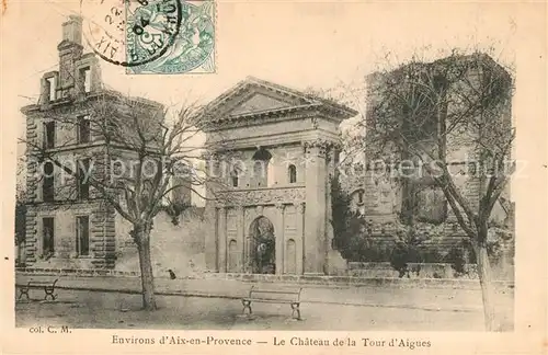 AK / Ansichtskarte La_Tour d_Aigues Ruines du Chateau La_Tour d_Aigues