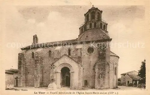 AK / Ansichtskarte Le_Thor Eglise Sainte Marie au Lac XIIe siecle Le_Thor