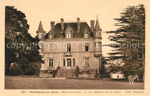 AK / Ansichtskarte Montfaucon Montigne Chateau de la Jarrie Montfaucon Montigne