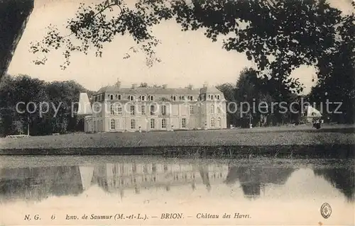 AK / Ansichtskarte Brion_Maine et Loire Chateau des Haves Brion Maine et Loire