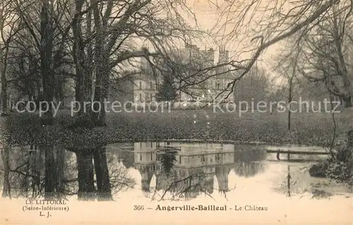 AK / Ansichtskarte Angerville Bailleul Chateau Schloss Angerville Bailleul