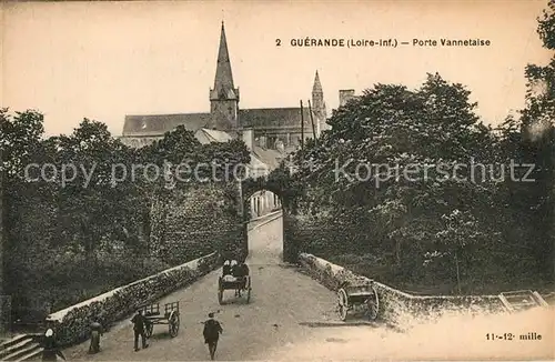 AK / Ansichtskarte Guerande Porte Vannetaise Guerande