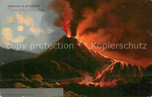 AK / Ansichtskarte Vesuvio Eruzione  Vesuvio