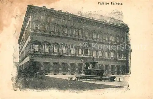 AK / Ansichtskarte Roma_Rom Palazzo Farnese  Roma_Rom