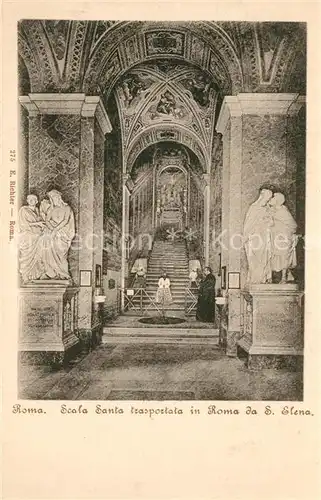 AK / Ansichtskarte Roma_Rom Scala Santa  Roma_Rom