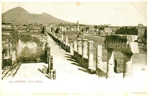 AK / Ansichtskarte Pompei Foro Civile  Pompei