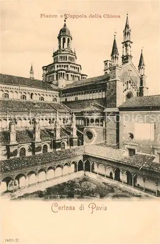 AK / Ansichtskarte Certosa_di_Pavia Cuppola della Chiesa  Certosa_Di_Pavia