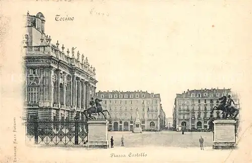 AK / Ansichtskarte Torino Piazza Castello  Torino