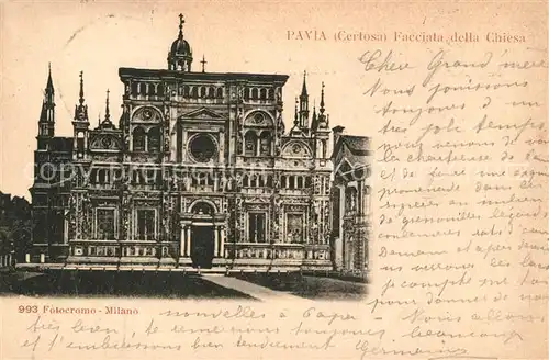 AK / Ansichtskarte Certosa_di_Pavia Chiesa Certosa_Di_Pavia