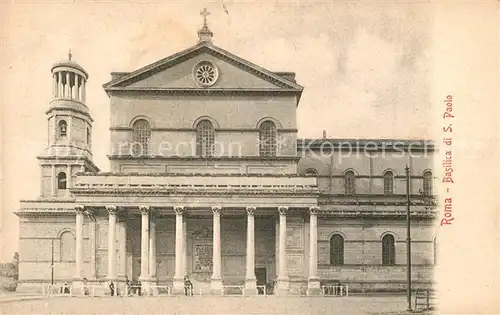 AK / Ansichtskarte Roma_Rom Basilica di San Paolo Roma_Rom
