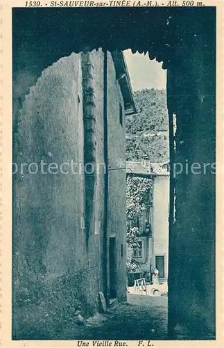 AK / Ansichtskarte Saint Sauveur sur Tinee Vieille Rue  Saint Sauveur sur Tinee