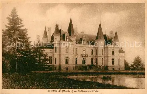 AK / Ansichtskarte Chemille Melay Chateau de l Echo Chemille Melay