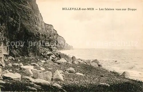 AK / Ansichtskarte Belleville sur Mer Falaises vues sur Dieppe Belleville sur Mer