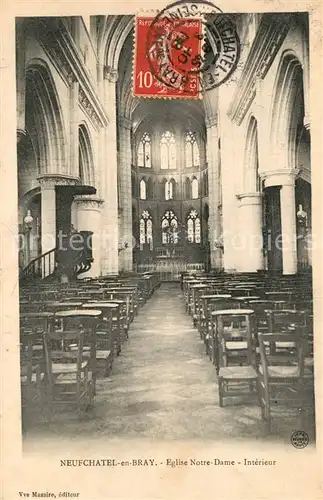 AK / Ansichtskarte Neufchatel en Bray Eglise Notre  Dame  Neufchatel en Bray