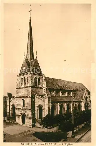 AK / Ansichtskarte Saint Aubin les Elbeuf Eglise  Saint Aubin les Elbeuf