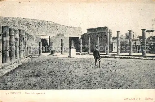 AK / Ansichtskarte Pompei Foro Triangolare Pompei