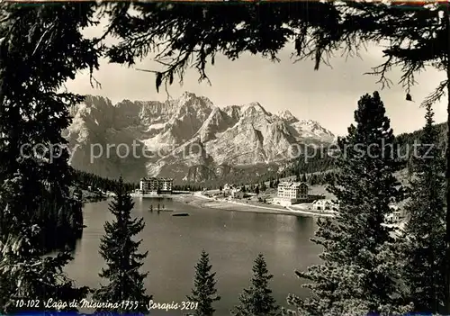 AK / Ansichtskarte Lago_di_Misurina Sarapis Lago_di_Misurina