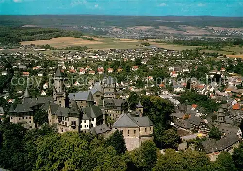 AK / Ansichtskarte Braunfels Fliegeraufnahme mit Schloss Braunfels