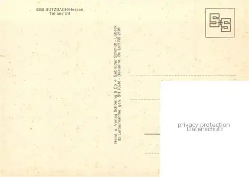 AK / Ansichtskarte Butzbach Fliegeraufnahme Butzbach