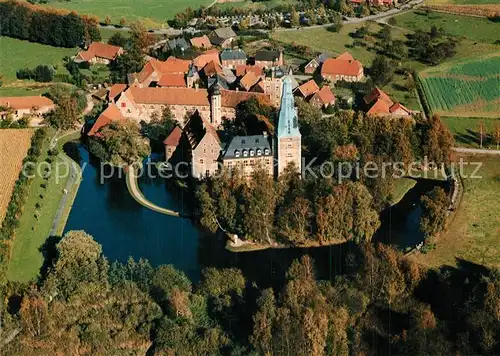 AK / Ansichtskarte Raesfeld Schloss Fliegeraufnahme Raesfeld