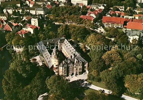 AK / Ansichtskarte Detmold Fuerstl Residenzschloss Fliegeraufnahme Detmold