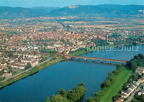 AK / Ansichtskarte Ladenburg Roemisches Lopodunum Fliegeraufnahme Ladenburg