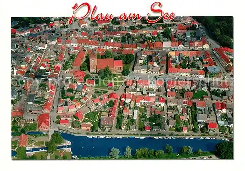 AK / Ansichtskarte Plau_See Fliegeraufnahme Plau_See